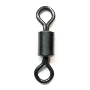 Rolling Swivel Gr. 8 - 20 Stück - Matt Black