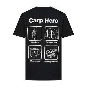 Navitas Carp Hero T-Shirt Black