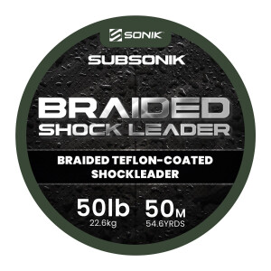 SUBSONIK BRAIDED SHOCKLEADER 50 LBS - 50 Meter