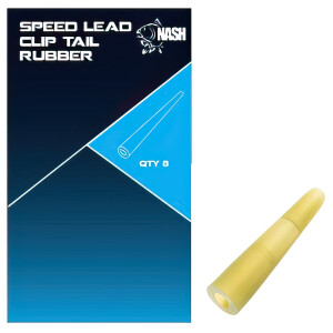 NASH SPEED LEAD CLIP TAIL RUBBER - WEED - 8 STÜCK