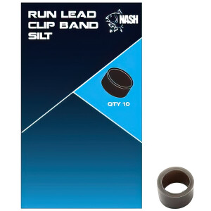 NASH RUN CLIP LEAD BAND - SILT - 10 STÜCK