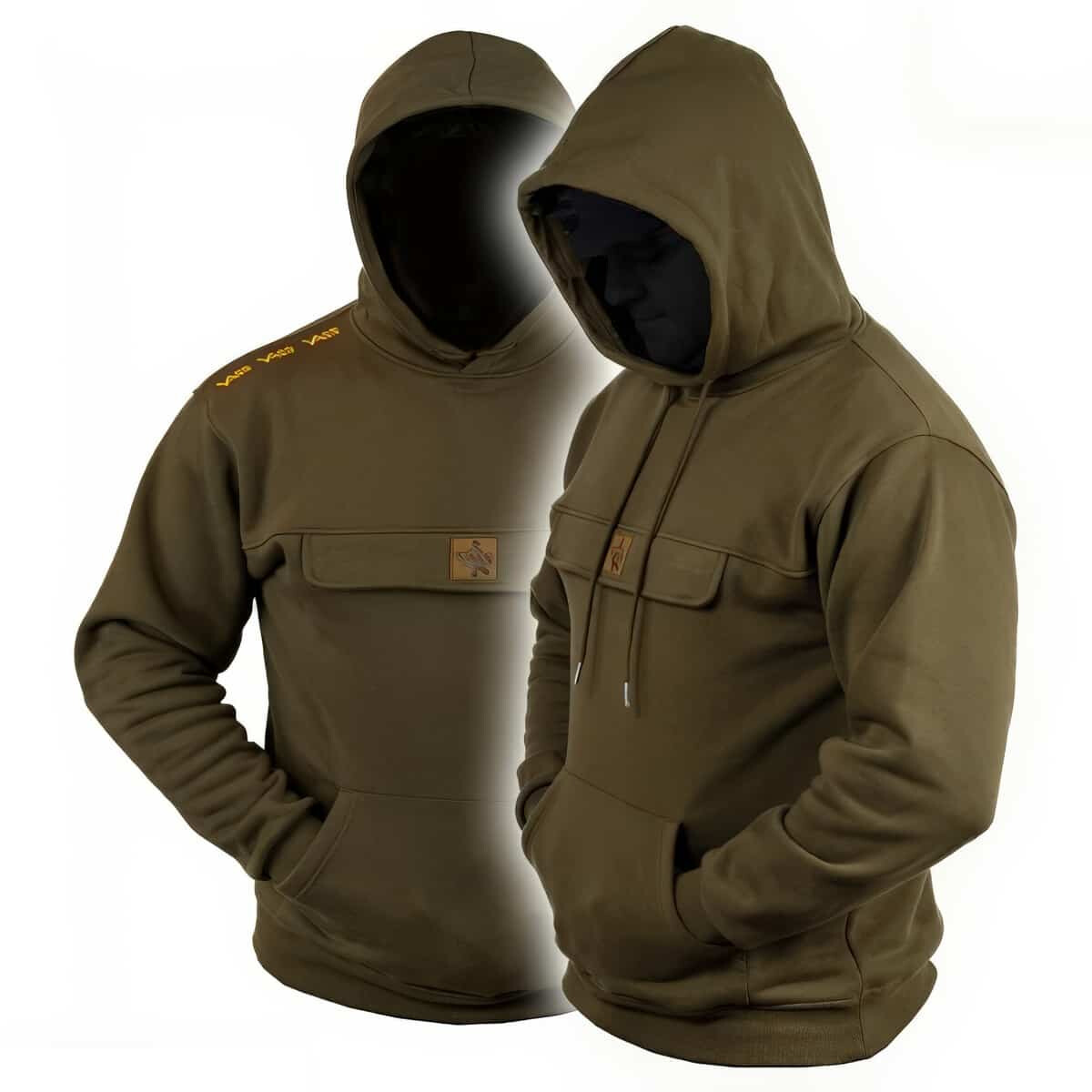 Vass Culture Fishing Hoody - Khaki Green