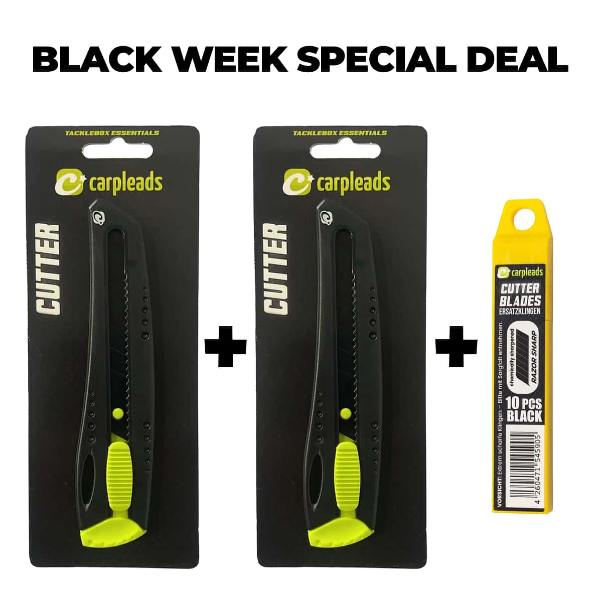 2x Carpleads CUTTER + KLINGEN RAZORSHARP