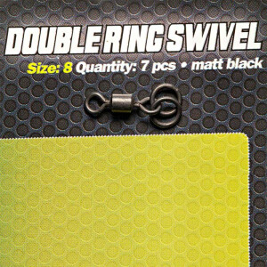 Double Ring Swivel Gr. 8 - Matt Black