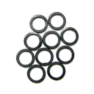 Rig Rings - 3 Größen - Matt Black 4,4 mm