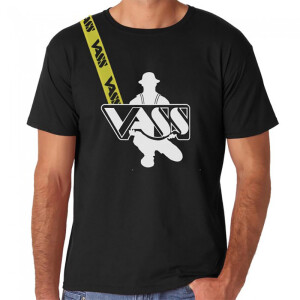 VASS T-Shirt  "Hosenträger" Schwarz XL