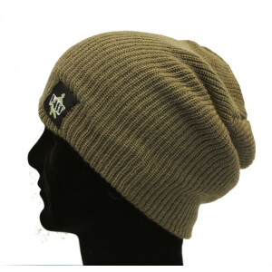 VASS Slouch Beanie Mütze Khaki / Oliv