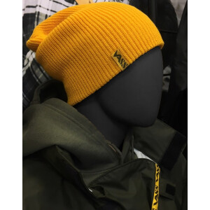 VASS Slouch Beanie M&uuml;tze Yellow / Gelb