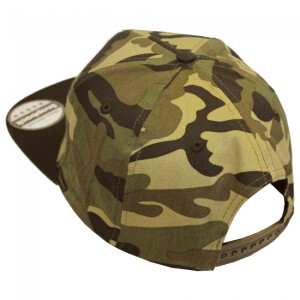 VASS Snapback Cap Green Camo / Black Peak