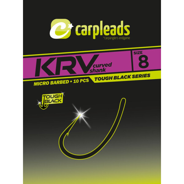 KRV Hook - Tough Black #8