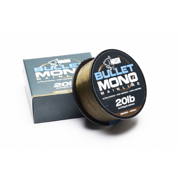 Nash Bullet Mono Brown 1000m 10lb