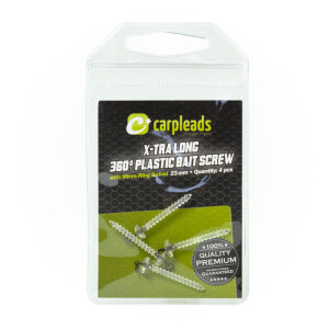 Carpleads X-tra Long 360° Plastic Bait Screw - 4...