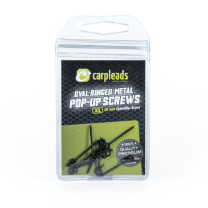 Carpleads Oval Ringed XL Metal Pop-Up Screws 18 mm