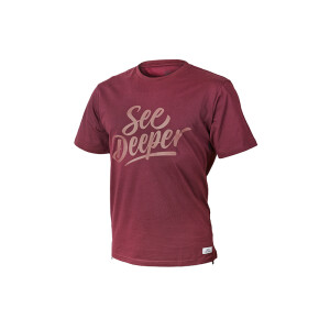 Fortis T-Shirt See Deeper Maroon