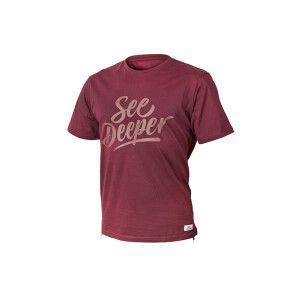 Fortis T-Shirt See Deeper Maroon S