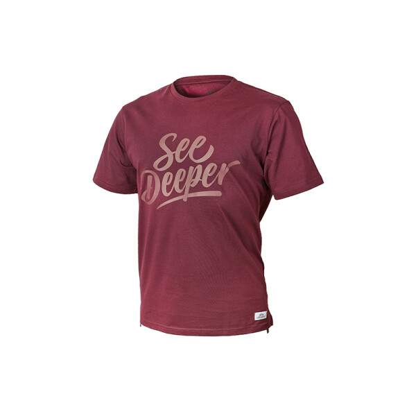Fortis T-Shirt See Deeper Maroon M