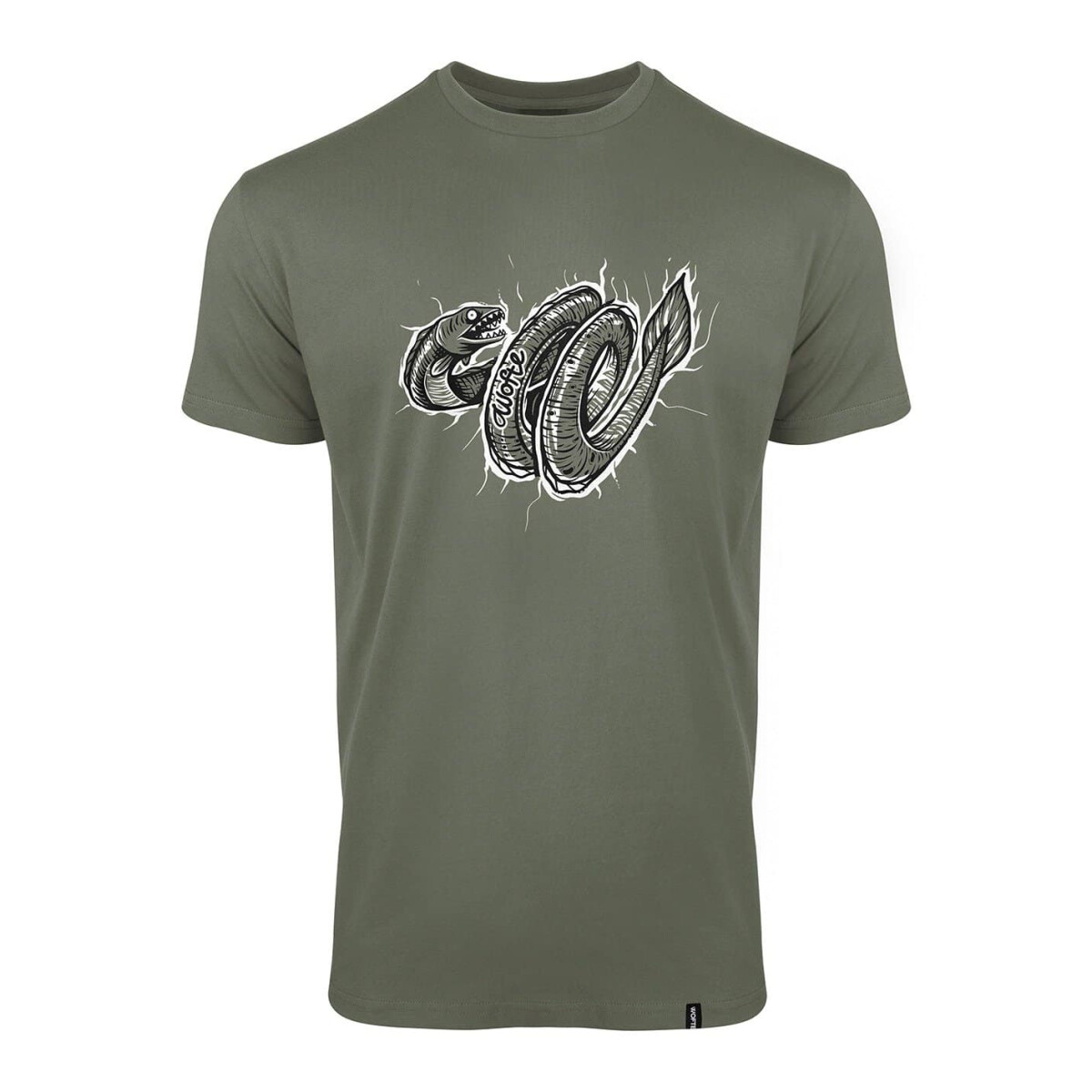 Wofte Electric Eel T-Shirt Olive Grün