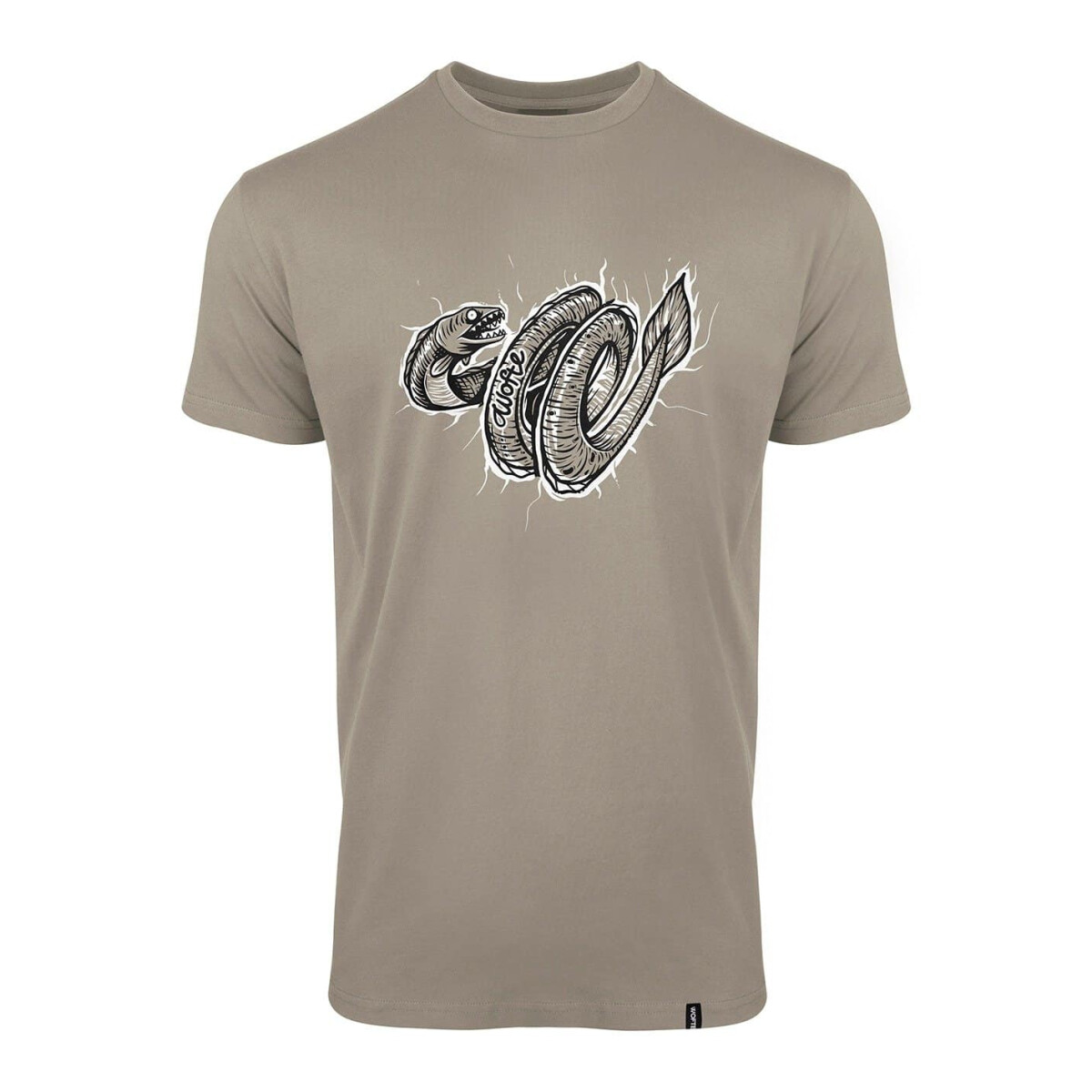 Wofte Electric Eel T-Shirt Beige Tan