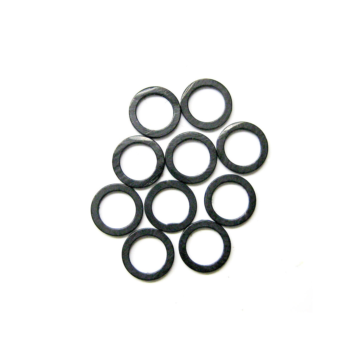 Rig Rings - 3 Größen - Matt Black 3,7 mm