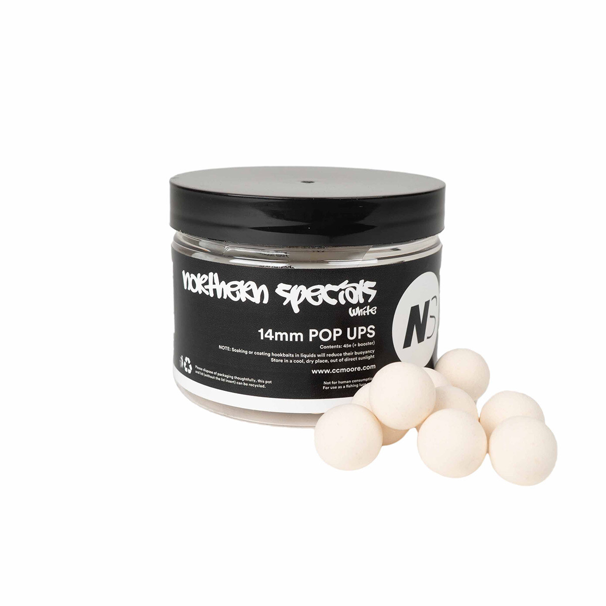 NS1 POP UPS WHITE 14 mm (45 Stück)