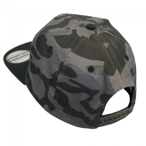 VASS Snapback Cap Black Camo / Black Peak