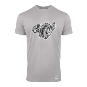 Wofte Electric Eel T-Shirt Grey Grau